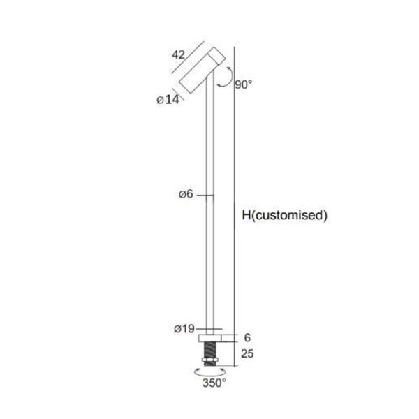 Parify LED Stalk Light (PAR101A) - Image 2