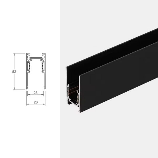 Parify Deep 48v Track Rail - Surface Mounted - Image 3