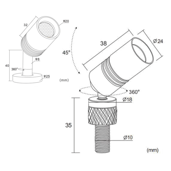 Parify Mini Spot Light PAR101-1 - Image 2
