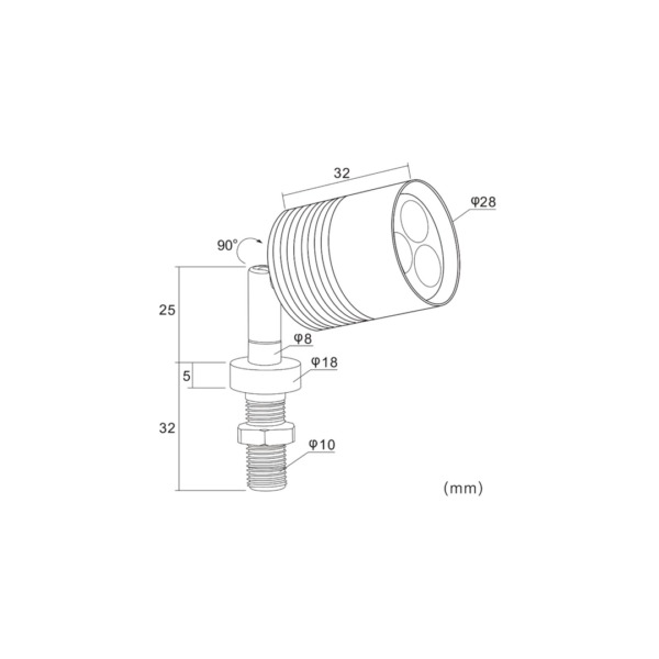 Parify Mini Spot Light PAR103-1 - Image 2
