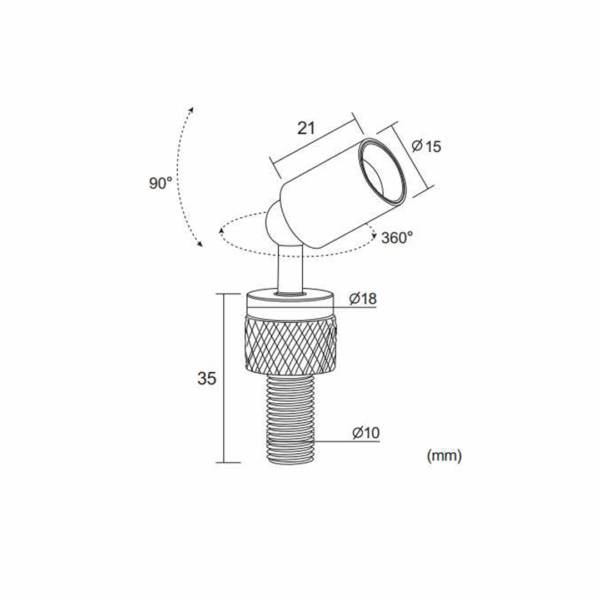 Parify Mini Spot Light PAR111-1 - Image 2