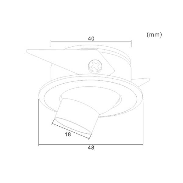 Parify Mini Recessed Light PAR108 - Image 2