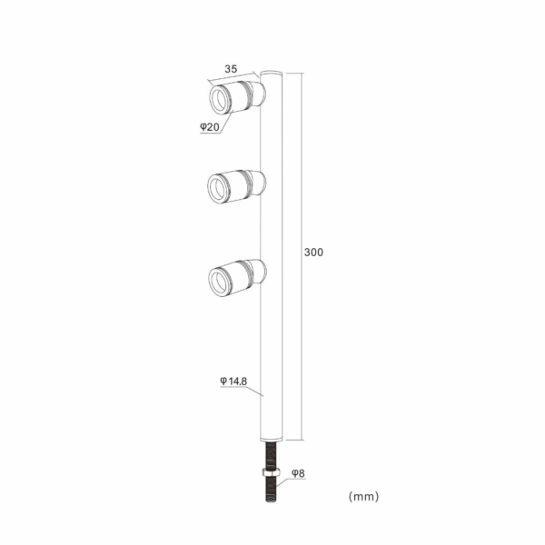 Parify LED Stalk Light (PAR112B) - Image 2