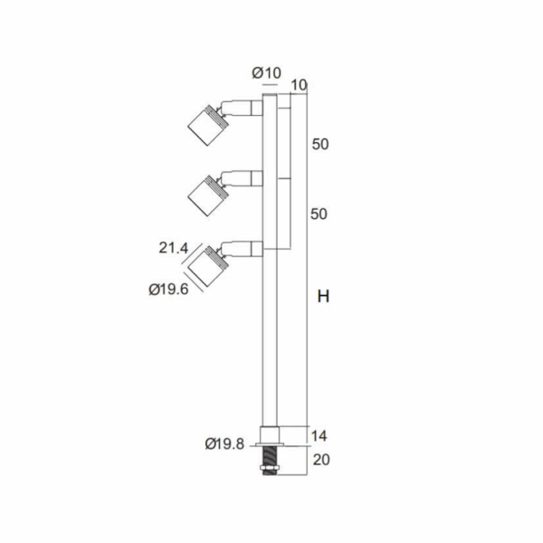 Parify LED Stalk Light (PAR112M) - Image 2