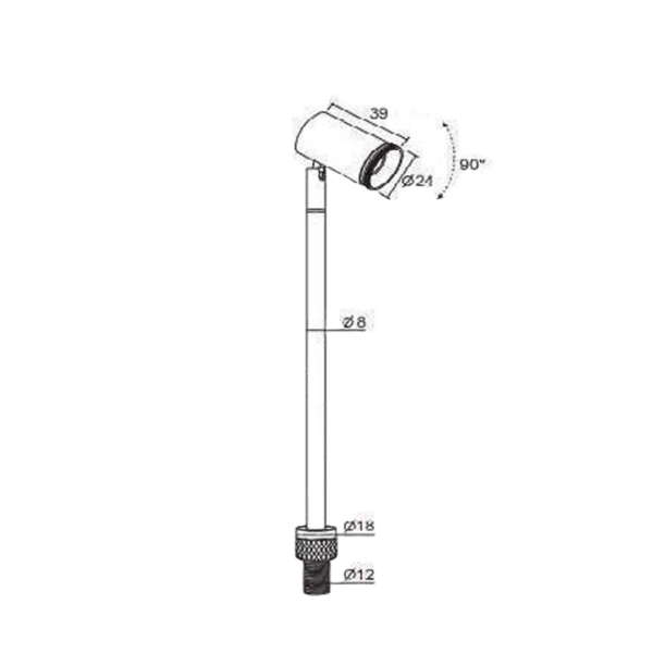 Parify LED Stalk Light (PAR115) - Image 2