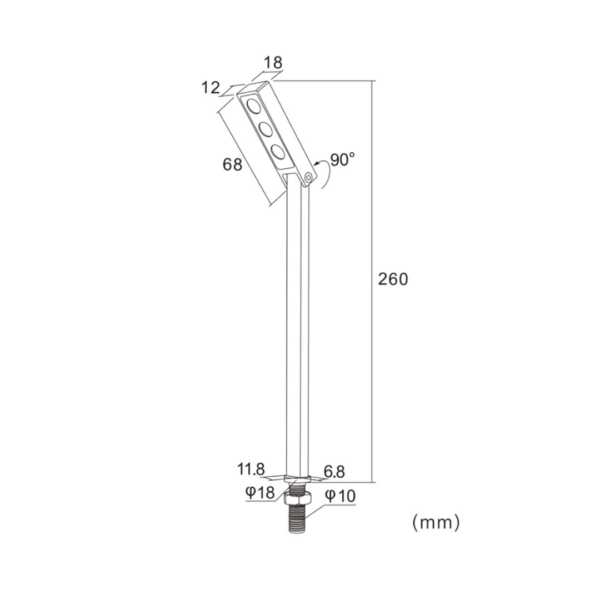 Parify LED Stalk Light (PAR122B) - Image 2
